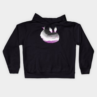 Sea bunny Ace pride Kids Hoodie